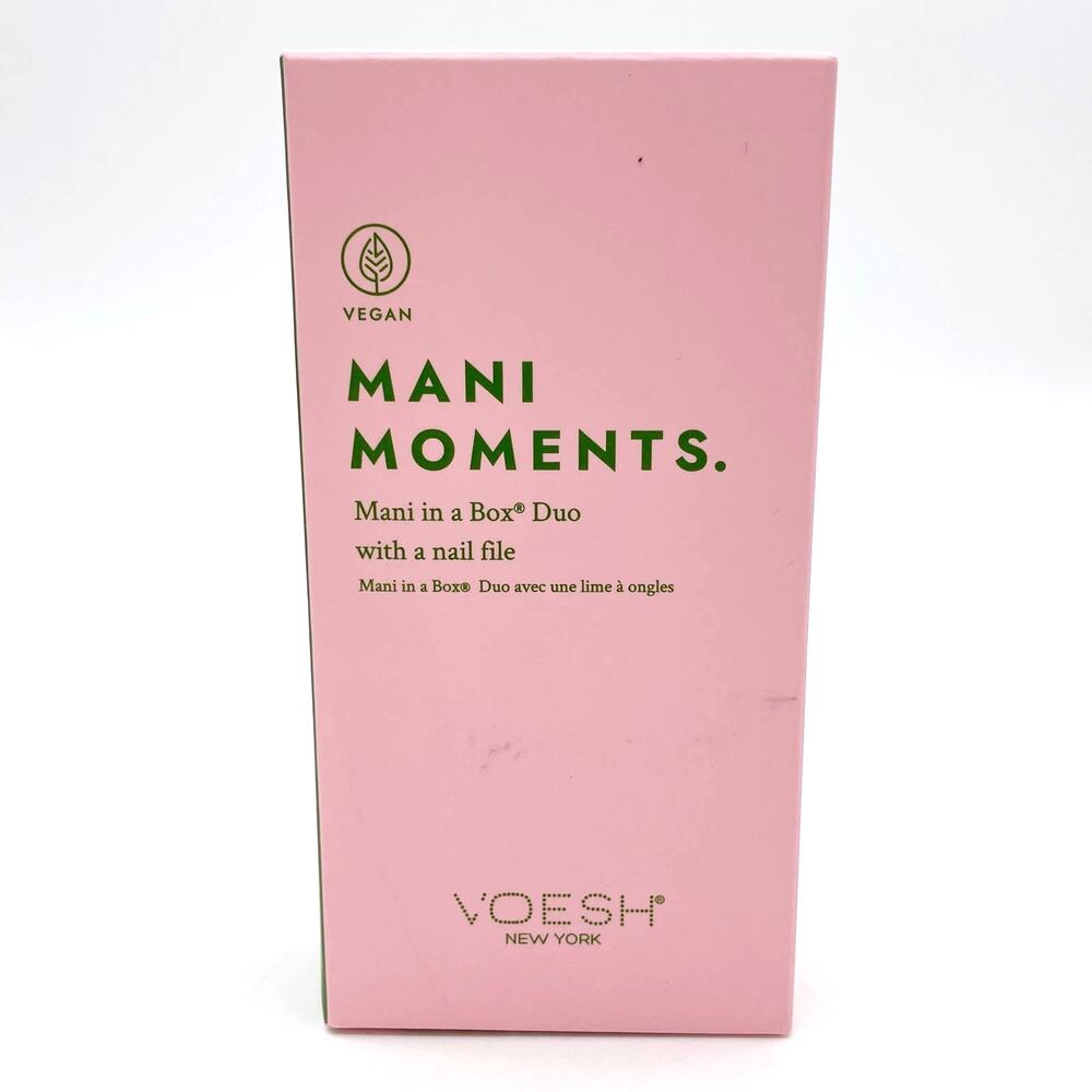 NEW Voesh‎ Mani Moments Vegan At Home Manicure Set Duo Green Tea Duo